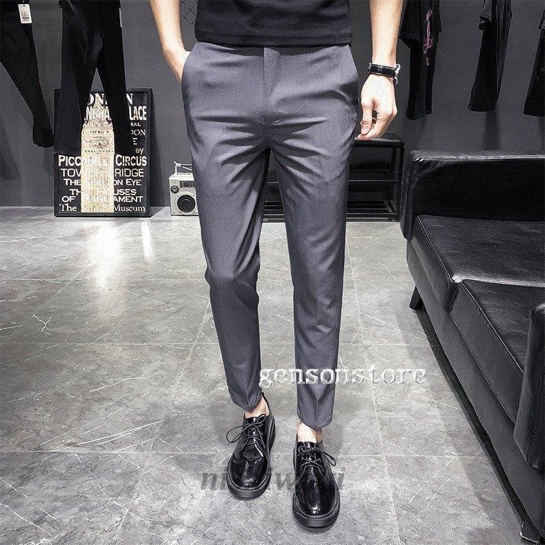 スーツパンツ チノパン メンズ スラックス スリム 9分丈 スキニーパンツ 無地 アンクル丈 クールビズ ビジネス 春夏 フォーマル スタイリッシュ 通勤 オフィス Man 0118bqlb121 西脇通販 通販 Yahoo ショッピング