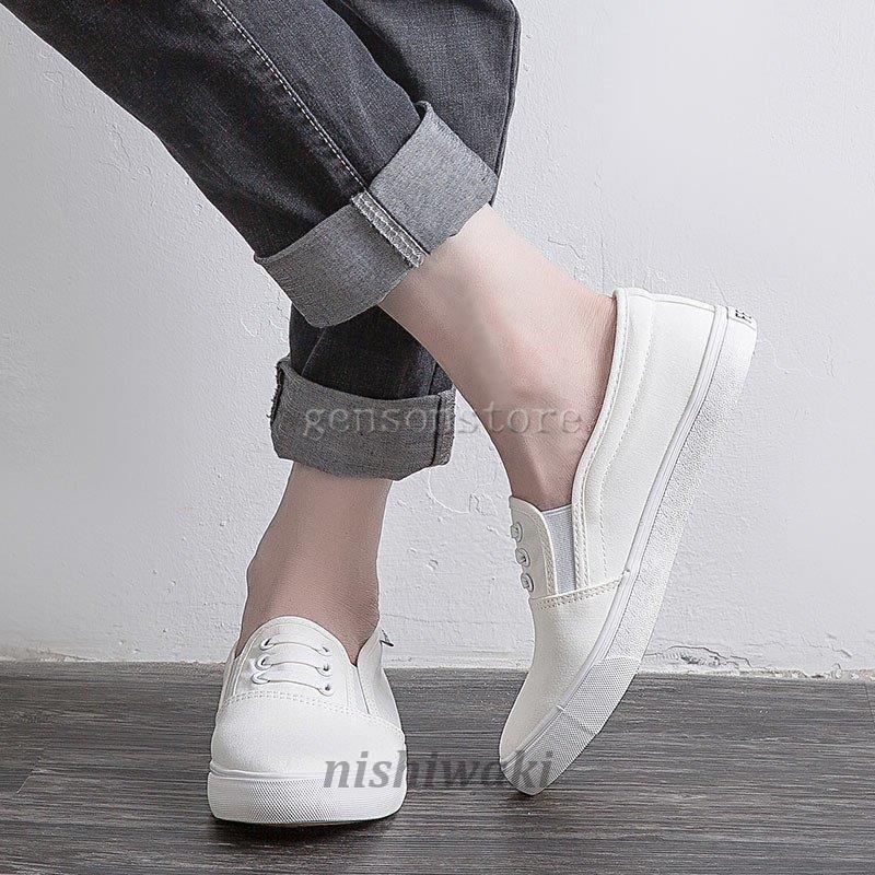 春夏 無地 ローカット メンズ レディース スリッポン 履きやすい キャンバス カジュアル スニーカー フラット シューズ 全3色 シンプル おしゃれ 男女兼用 Man 0118bqlb336 西脇通販 通販 Yahoo ショッピング