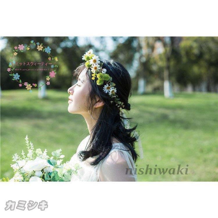 返品不可 ドライフラワーの花冠大人サイズ Ver Green ヘッドドレス ドレス Vtestbeta Vsquare Org