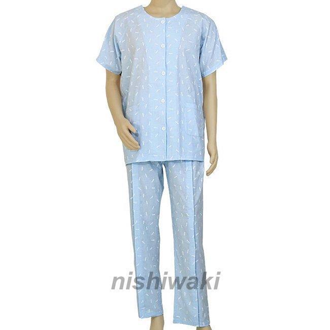 楽天市場】患者着 上下セット 男女兼用 部屋着 作務衣 パジャマ