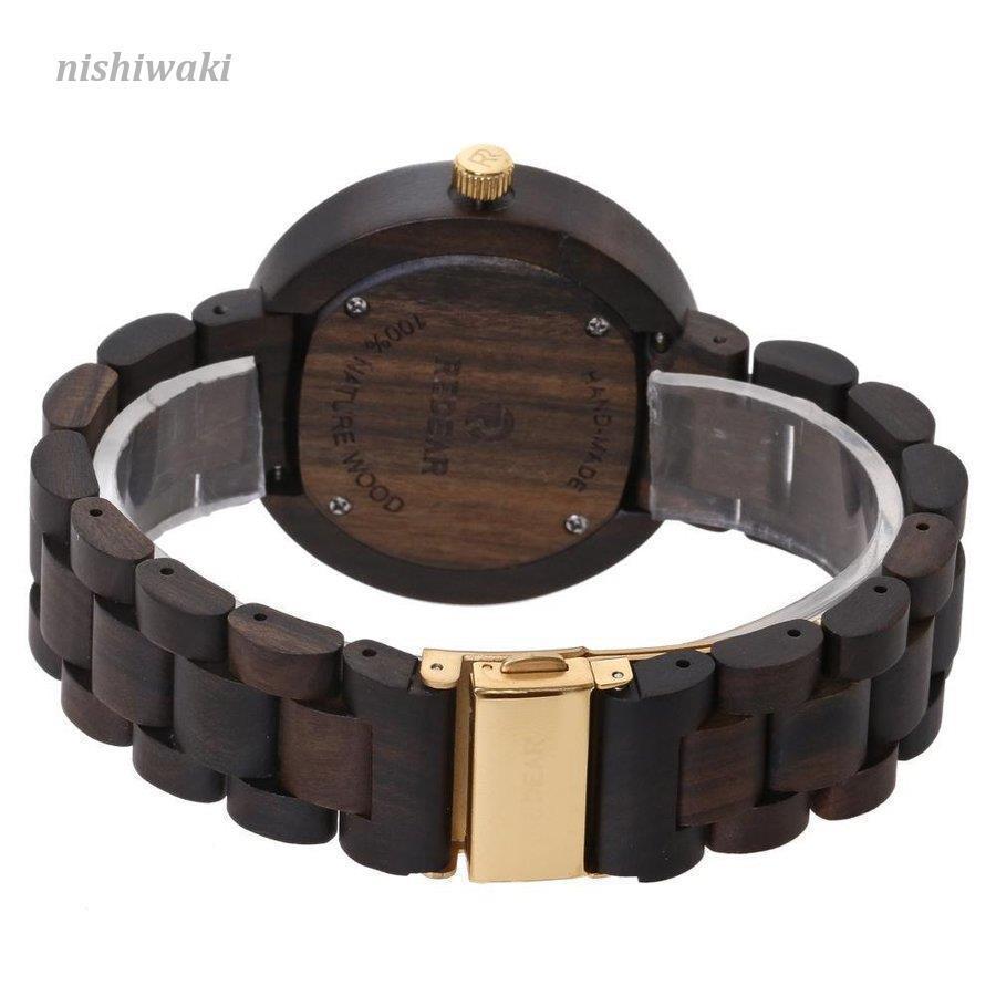 腕時計 メンズ レディース 木製腕時計 ウッドウォッチ クォーツ メンズ 曜日 日付表示 男女兼用 カップル いい香り 結婚式 上品  :nishi0125-tokei36:西脇通販 - 通販 - Yahoo!ショッピング
