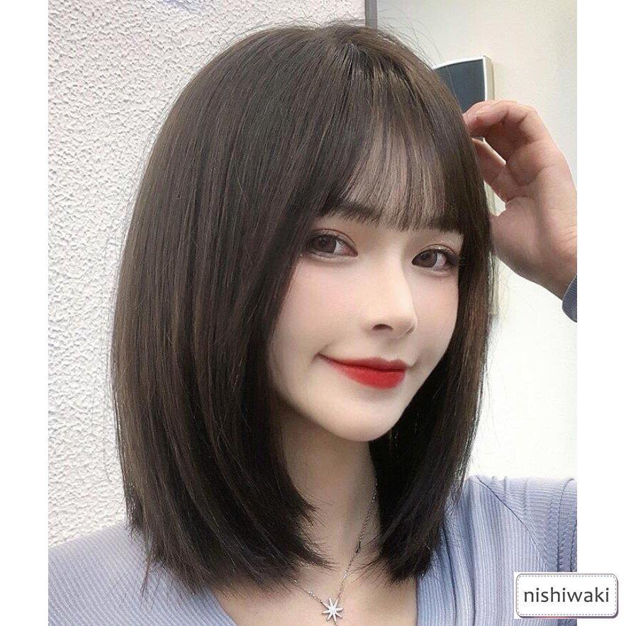 今年人気のブランド品や 自然な人毛100 フルウィッグ レディース人毛ウィッグ ボブ ショート セミロング 女性 医療用 かつら デイリー イメチェン ファッションウィッグ 耐熱 Aynaelda Com