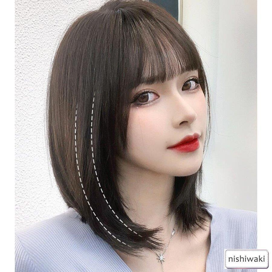 今年人気のブランド品や 自然な人毛100 フルウィッグ レディース人毛ウィッグ ボブ ショート セミロング 女性 医療用 かつら デイリー イメチェン ファッションウィッグ 耐熱 Aynaelda Com