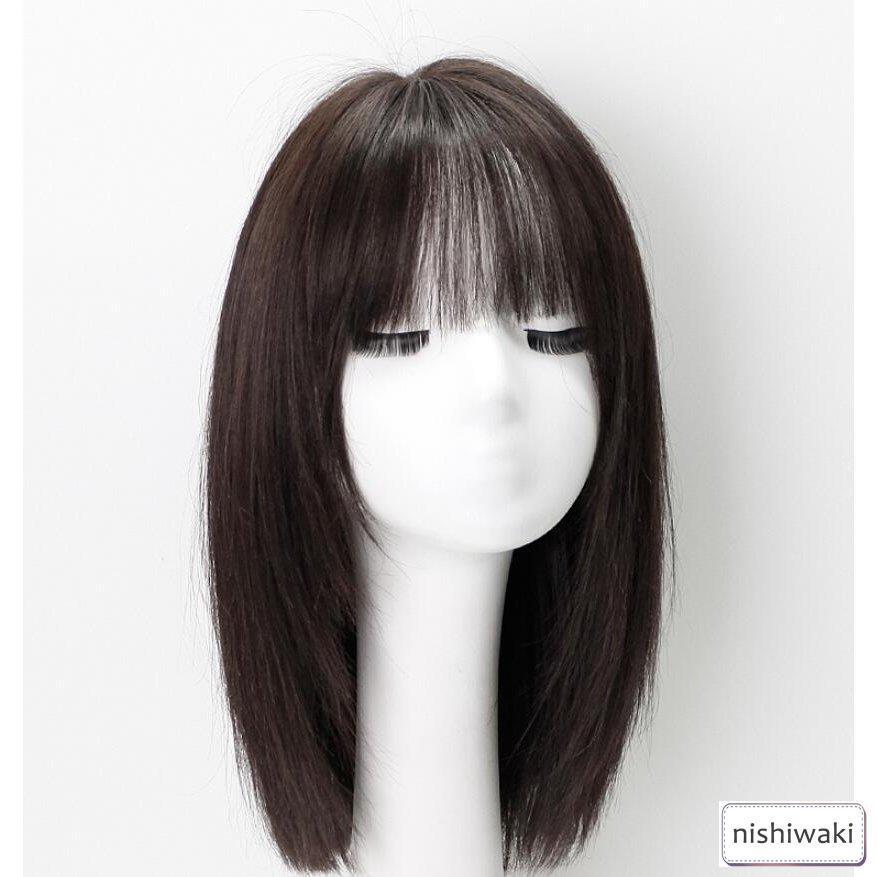 今年人気のブランド品や 自然な人毛100 フルウィッグ レディース人毛ウィッグ ボブ ショート セミロング 女性 医療用 かつら デイリー イメチェン ファッションウィッグ 耐熱 Aynaelda Com