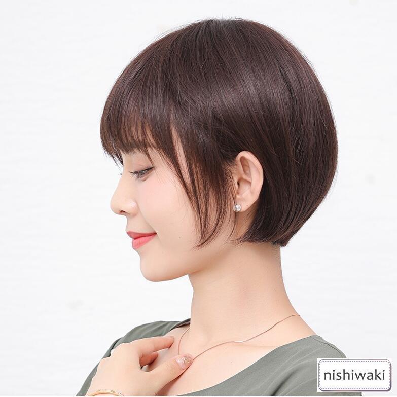 【〜6/6まで出品】 100%人毛ウィッグ 人毛ウィッグレディース ボブ ショート 女性 ミセス ママ 医療用 かつら モデル アイドル ヘアスタイル 級 WIG 簡単着用 自然 耐熱 【1633392711】(9257円)