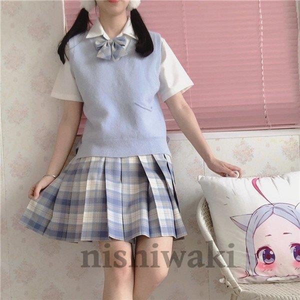 学生服 ベスト レディース セーター プルオーバー Vネック