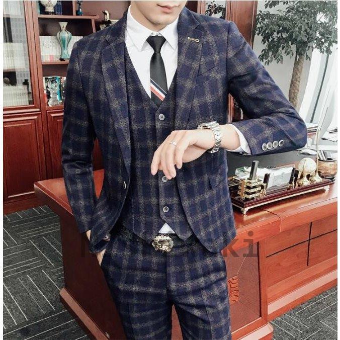 人気ブランド 無地 3点セット メンズスーツ 通勤 韓国風 着痩せ Ol 通勤 宴会 紳士 ビジネス 面接 ジャケット ズボン 2点セット 卒園式 3色入 入学式 入社 卒業式 事務服 スーツ メンズ チェック柄 高級 オフィス スーツ フォーマル Headshotsbar Com