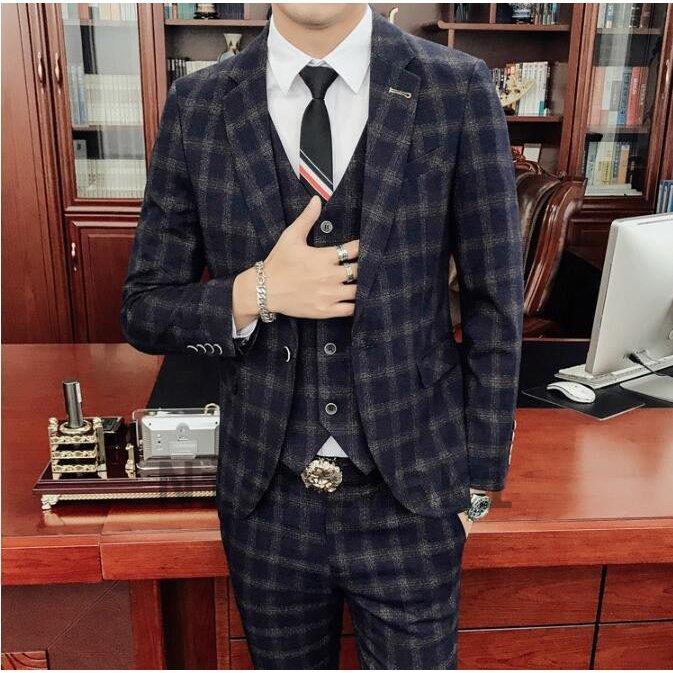 人気ブランド 無地 3点セット メンズスーツ 通勤 韓国風 着痩せ Ol 通勤 宴会 紳士 ビジネス 面接 ジャケット ズボン 2点セット 卒園式 3色入 入学式 入社 卒業式 事務服 スーツ メンズ チェック柄 高級 オフィス スーツ フォーマル Headshotsbar Com