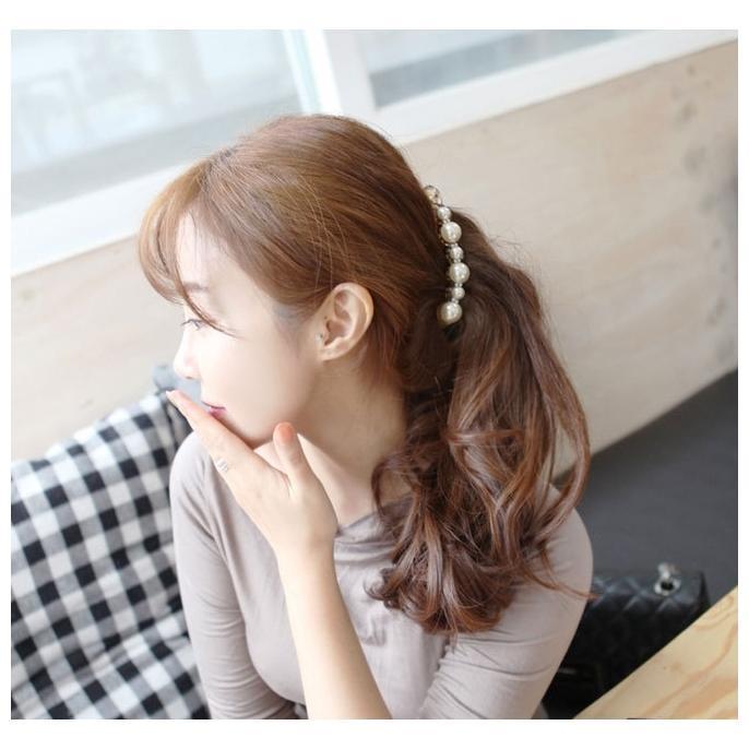 2022新作 バナナクリップ ヘアクリップ ヘアアクセサリー パール ヘアアレンジ 髪飾り 髪留め レディース ラインストーン ヘアアクセサリー バナナクリップ ヘアクリップ ヘアアクセサリー パール ラインストーン ブラック