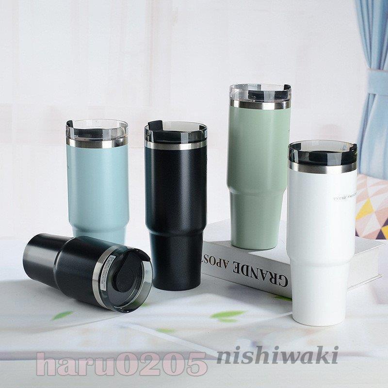 タンブラー 車用 コーヒーカップ 蓋付き 水筒 魔法瓶 直飲み ストロー 保冷 保温 ステンレス製 マグボトル マグコップ 通勤 Ol オフィス 持ち歩き プレゼント Sb 0130qt194 西脇通販 通販 Yahoo ショッピング