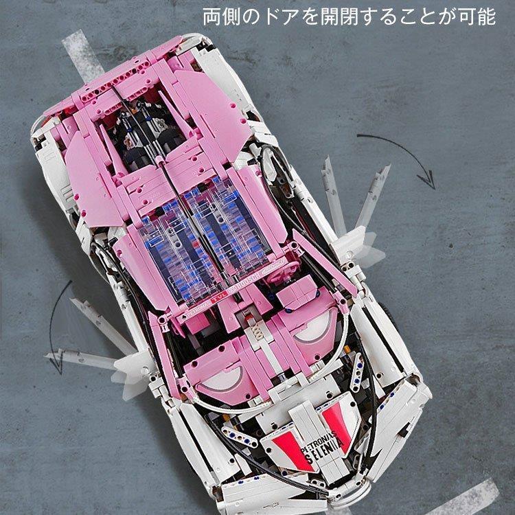 車ブロック リアル感 精密 知育玩具 ブロック おもちゃ 組み立てモデル｜nishiwaki｜05