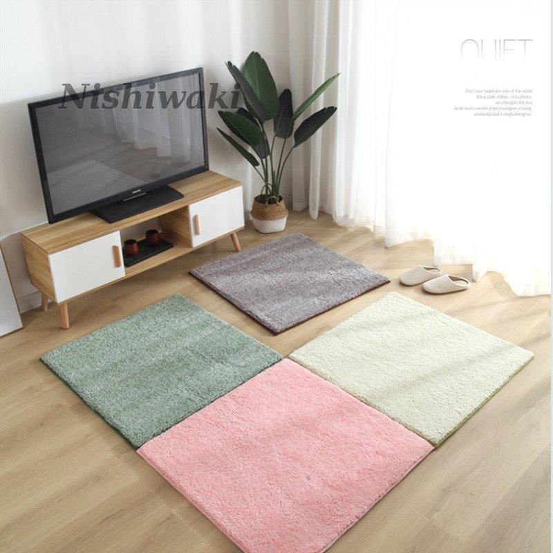 5色ラグ 洗えるマット ラグマット洗えるラグ シャギーラグ カーペット 畳 グレー 北欧4枚入 40 40cmグリーンセンターラグおしゃれ じゅうたん リビングラグらぐ Shxw1028 Mqsy2 西脇通販 通販 Yahoo ショッピング