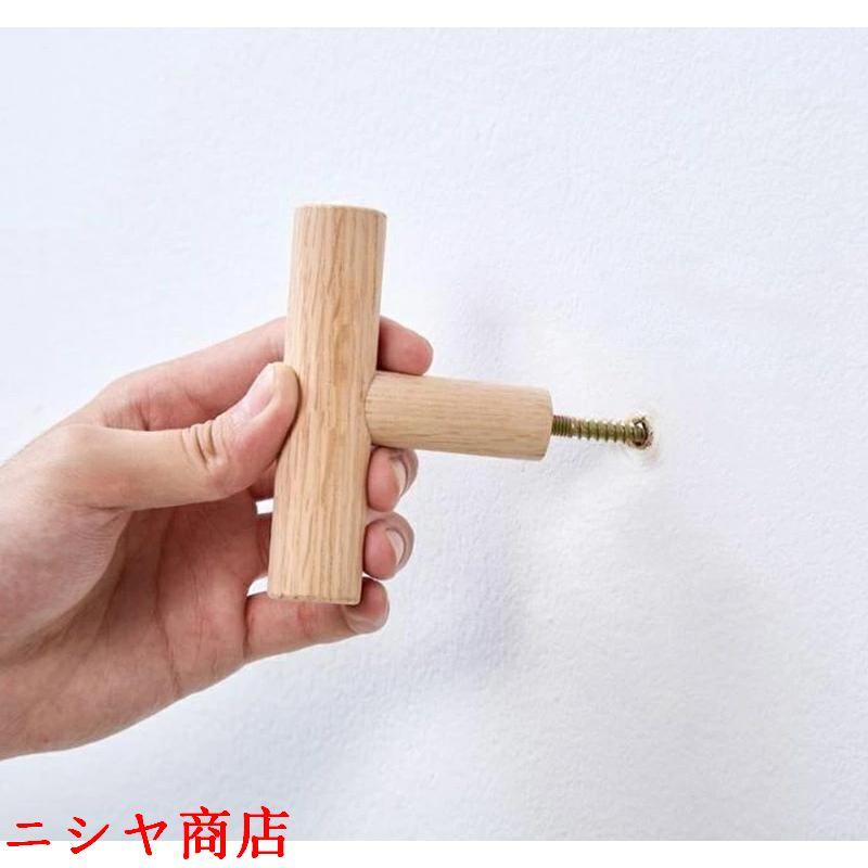 フック 壁 4個組 フックセット 壁掛け 木製 耐荷重 10kg 強力 フック 壁 4個組 フックセット 壁掛け 木製 耐荷重 10kg 強力