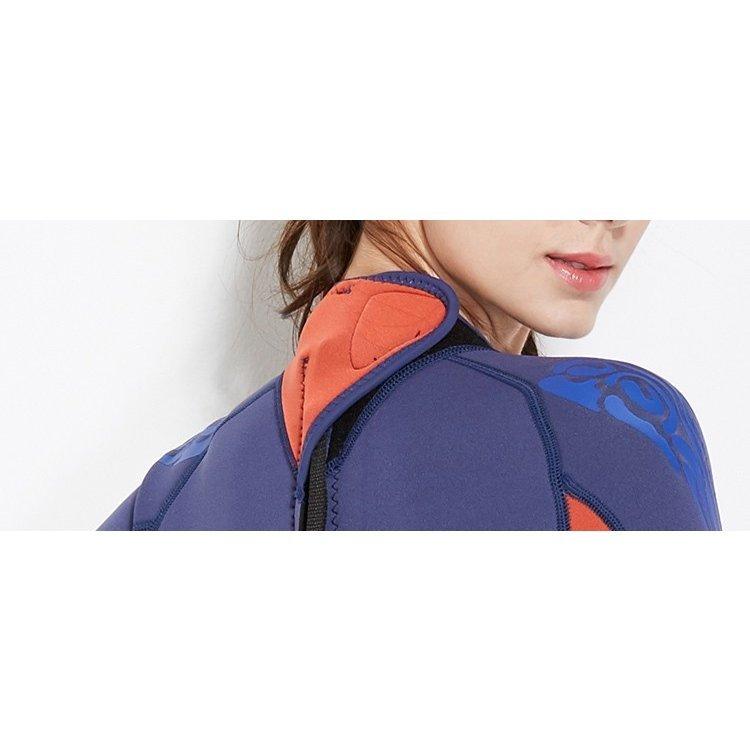 ウェットスーツ レディース 3mm 女性用 Dive＆Sail 後ろファスナー