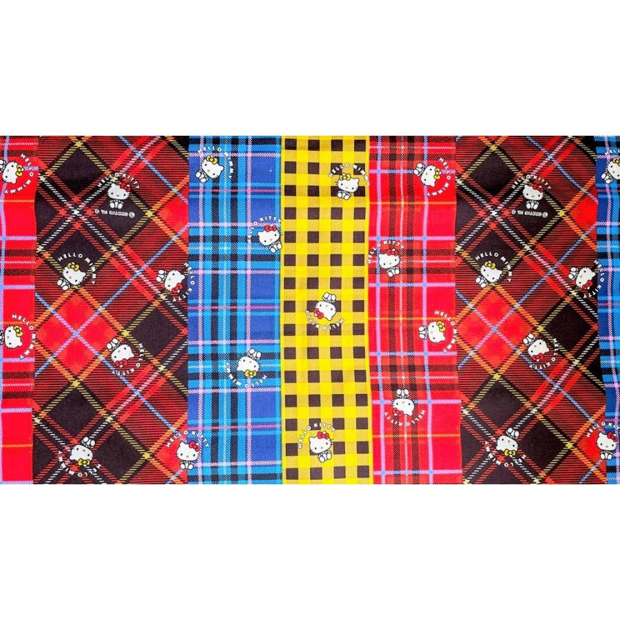 レア】サンリオ cotton flower ハローキティ ギンガムチェック生地