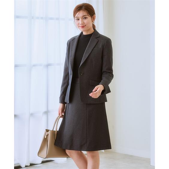 【超美品】n-line スカートスーツ 7 就活 春秋冬　面接　OL ビジネス レディース ビジネススーツ 日本製生地 高品質 ウール100% 7号 9号