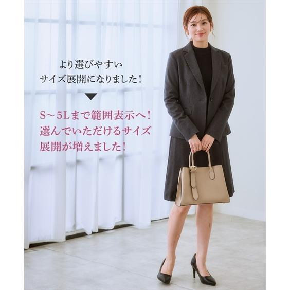 レディース　スーツ   リクルート スーツ レディース スカートスーツ 洗える ウール調 秋冬 ビジネス