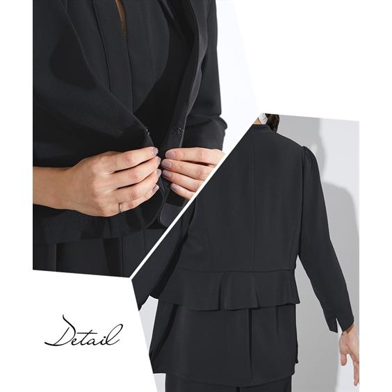 Callarus 喪服 レディース 礼服 ブラックフォーマル パンツスーツ