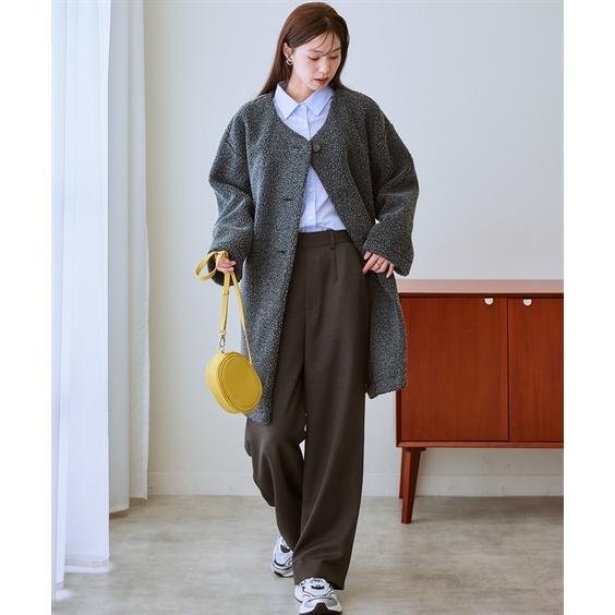 ニッセン（nissen） パンツ 裏微起毛 レディース パンツ 洗える ウール