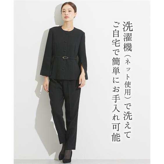 Callarus 喪服 レディース パンツスーツ ブラックフォーマル Callarus 喪服 レディース パンツスーツ ブラックフォーマル