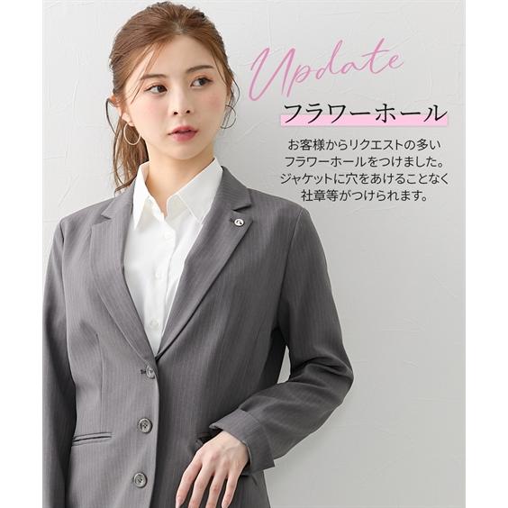 レディーススーツ 大きい胸 レディース パンツスーツ RISPY 洗える
