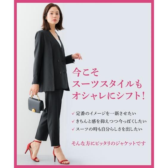 ニッセン（nissen） レディース ジャケット スーツ 洗える 2WAY