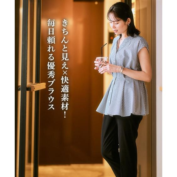 トップス レディース ブラウス お手入れしやすい 接触冷感 イージー