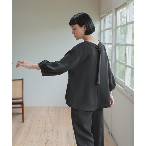喪服 レディース 礼服 ブラックフォーマル パンツスーツ 洗える セットアップ 40代 50代 大きいサイズ b0の画像