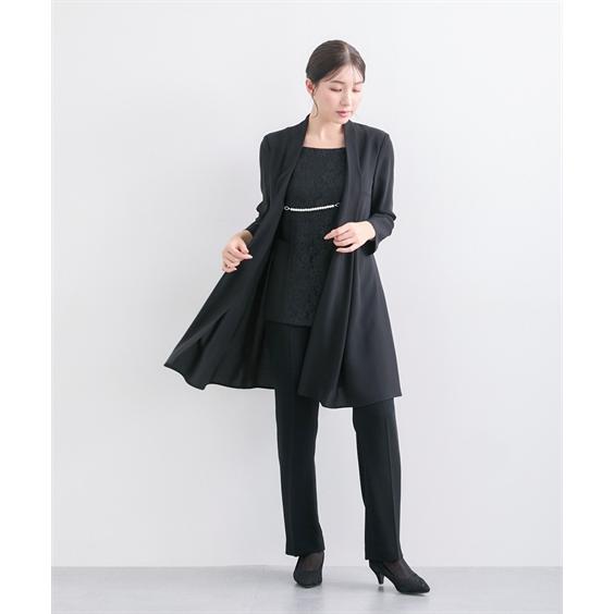 ニッセン（nissen） 喪服 レディース 礼服 ブラックフォーマル パンツ