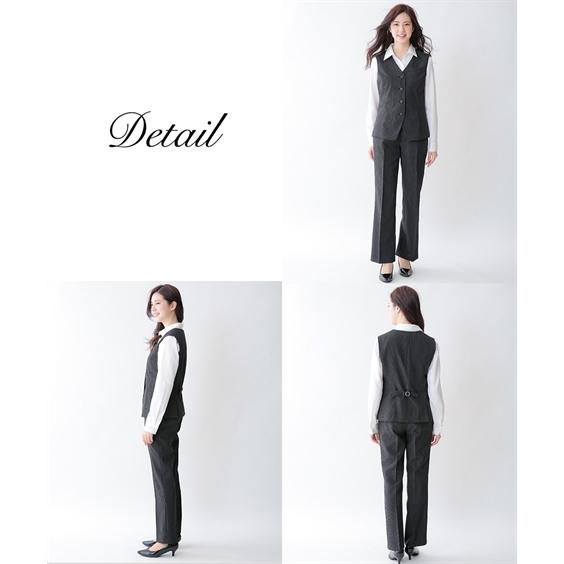 ニッセン 事務服 制服 ベストスーツ レディース パンツスーツ S ニッセン 事務服 制服 ベストスーツ レディース パンツスーツ S