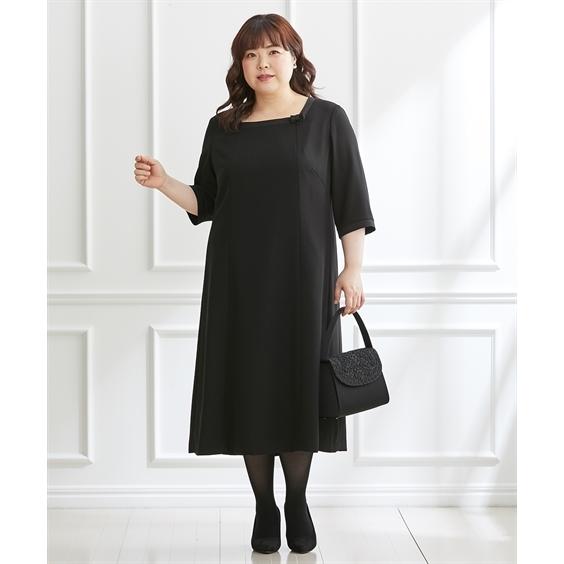 喪服 礼服 レディース ブラックフォーマル 大きいサイズ オールシーズン ワンピース アンサンブル 2点セット 7 17号 送料無料 前開きニッセン B0 服装 お宮参り Zzy4g17m0012 7days Life Styling By Nissen 通販 Yahoo ショッピング