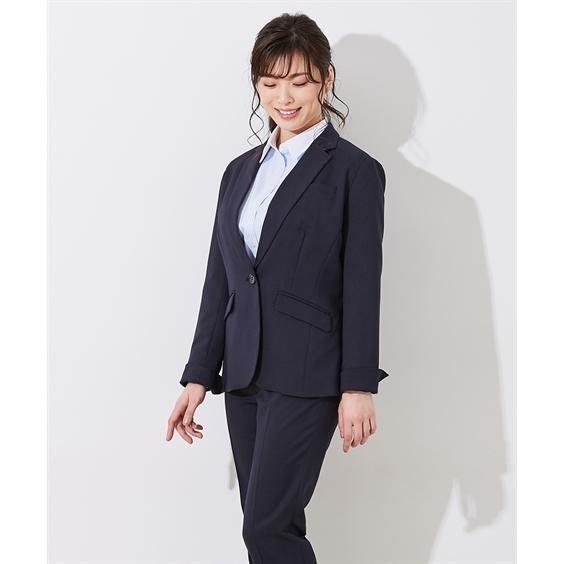 スーツ レディース パンツスーツ 送料無料 夏 ｕｖ M Ll 大きい胸 洗える ストレッチ テーラード ジャケット グラマー ニッセン S0 春夏秋 Zzy4ga0324 7days Life Styling By Nissen 通販 Yahoo ショッピング