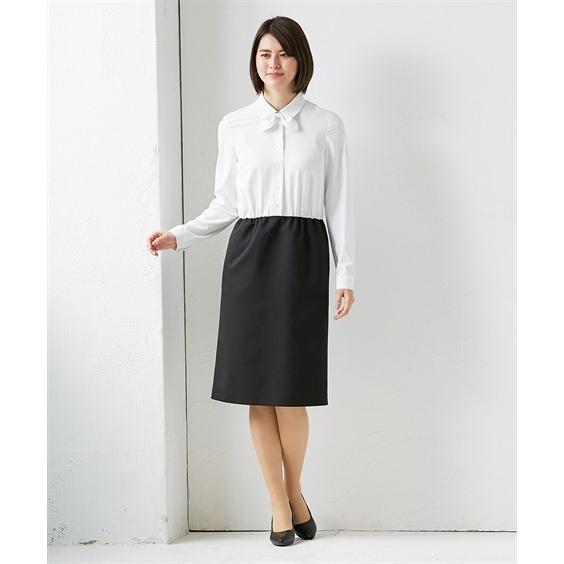 事務服 ベストスーツ レディース ベスト ブラウス付 ワンピース 送料無料 S 5l 大きいサイズ 洗える 防汚 消臭 オフィス ニッセン V0 Zzy4gb0142 7days Life Styling By Nissen 通販 Yahoo ショッピング