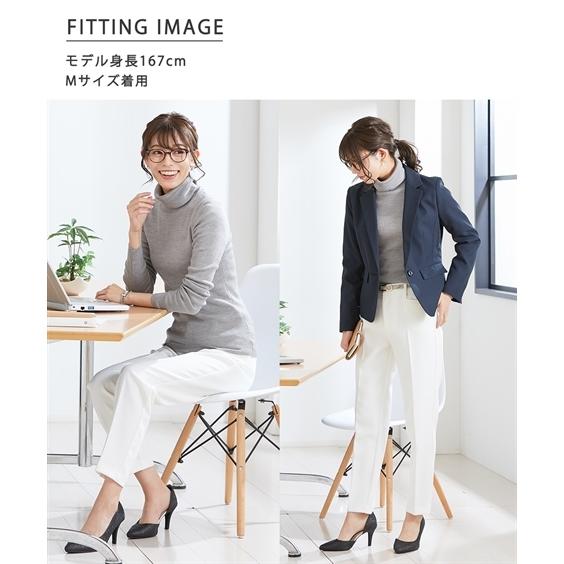 トップス ニット レディース タートルネック プチハイネック 長袖 M L 洗える やわらか スーツインナー 冬春 微光沢 ニッセン Tp0 Zzy4ge0027 7days Life Styling By Nissen 通販 Yahoo ショッピング