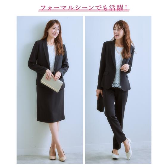 スーツセット S 即納 S-3XL ネイビー ジャケット+スカート+ スーツセット S 即納 S-3XL ネイビー ジャケット+スカート+