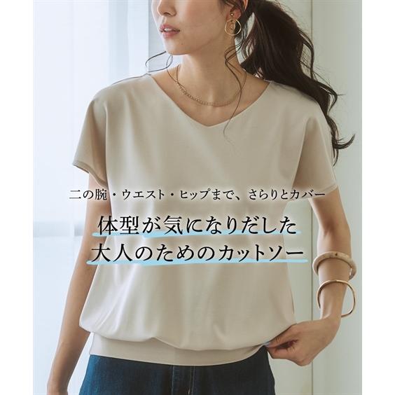 トップス enjoy ニッセン トップス レディース 夏 接触冷感 シルケット加工