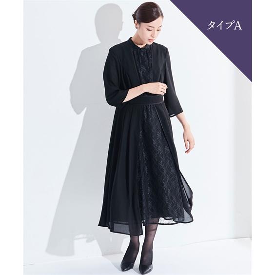 ニッセン 喪服 礼服 ワンピース オールシーズン レディース