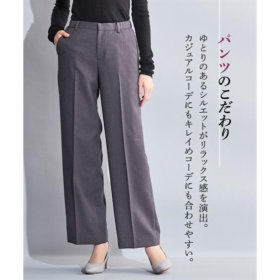 【超希少】MiuMiu レディース　パンツスーツ　シルク　ウール　シングル　3L ニッセン レディーススーツ スーツ パンツスーツ レディース 秋