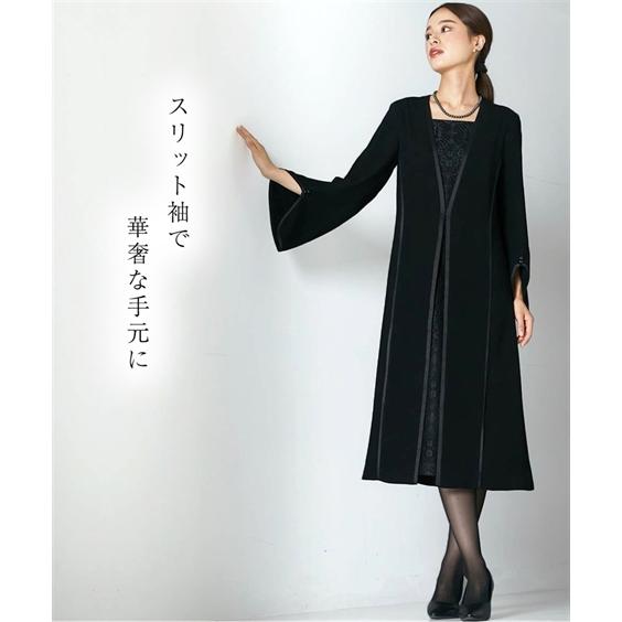 Callarus 喪服 礼服 ワンピース オールシーズン レディース