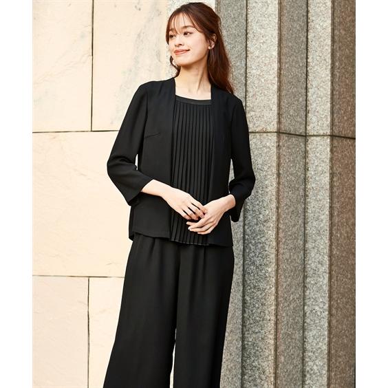 ニッセン 喪服 礼服 パンツスーツ レディース ブラック ニッセン 喪服 礼服 パンツスーツ レディース ブラック