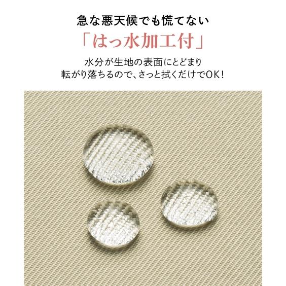 レディース アウター コート ステンカラーコート ツイル生地 花粉がつきにくい 落ちやすい はっ水 S-LL ニッセン o0 オフィス 通勤｜nissen7days｜06