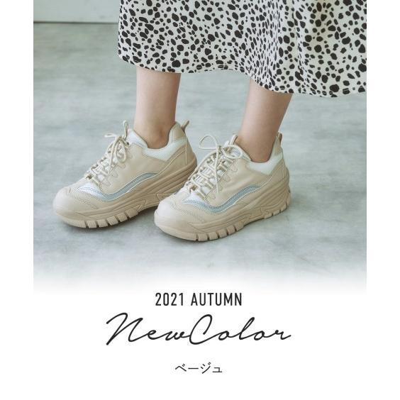 大きいサイズ レディース ゆったり幅 厚底 スニーカー ワイズ4e 26 0 26 5cm ニッセン Nissen Zzy4318u0668 ニッセンyahoo 店 通販 Yahoo ショッピング