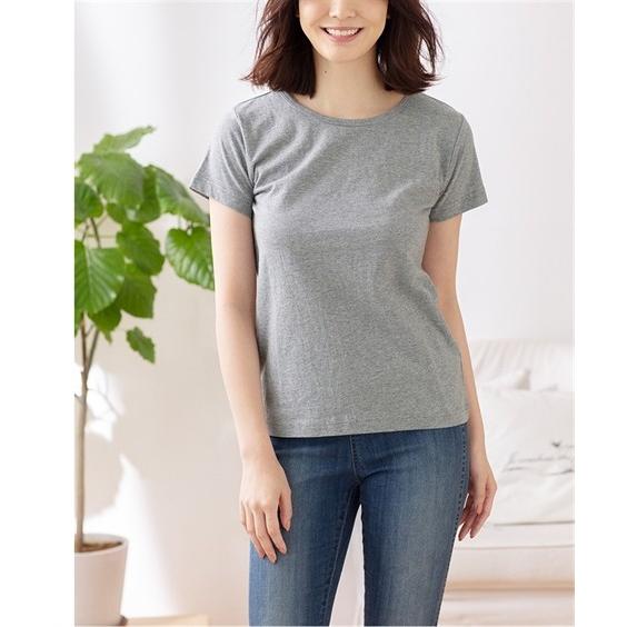 レディース 汗ジミ防止 綿100 半袖 インナー Tシャツ 2枚組 肌着 M L ニッセン Zzy4319b1854 ニッセンyahoo 店 通販 Yahoo ショッピング