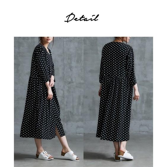 ワンピース ロング マキシ レディース ゆったりワンサイズ 秋まで長く着られる2way総柄 シャツ S Ll ニッセン Zzy4319b3594 ニッセンyahoo 店 通販 Yahoo ショッピング