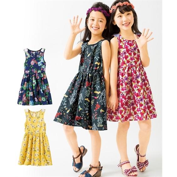 ワンピース キッズ 肩リボンが可愛い サン ドレス 女の子 子供服 ジュニア服 チュニック 身長100 110 1 130cm ニッセン Zzy4319b4562 ニッセンyahoo 店 通販 Yahoo ショッピング