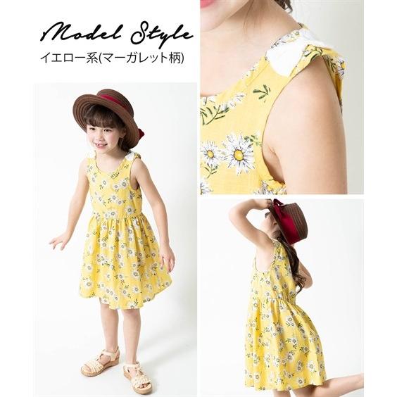 ワンピース キッズ 肩リボンが可愛い サン ドレス 女の子 子供服 ジュニア服 チュニック 身長100 110 1 130cm ニッセン Zzy4319b4562 ニッセンyahoo 店 通販 Yahoo ショッピング