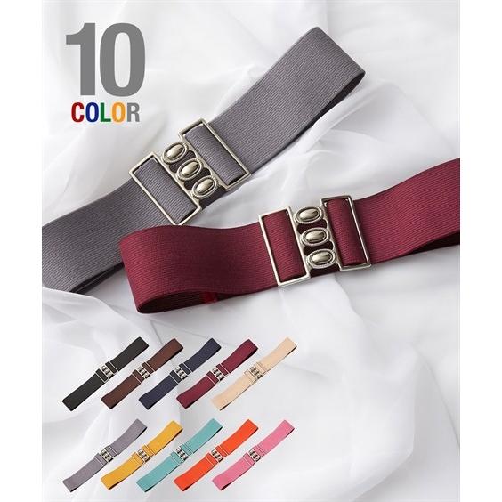 ベルト 大きいサイズ レディース 50mm幅10 カラー ゴム 選べる2サイズ ウエスト約130cmまで対応 ニッセン Nissen Zzy4319b5726 ニッセンyahoo 店 通販 Yahoo ショッピング