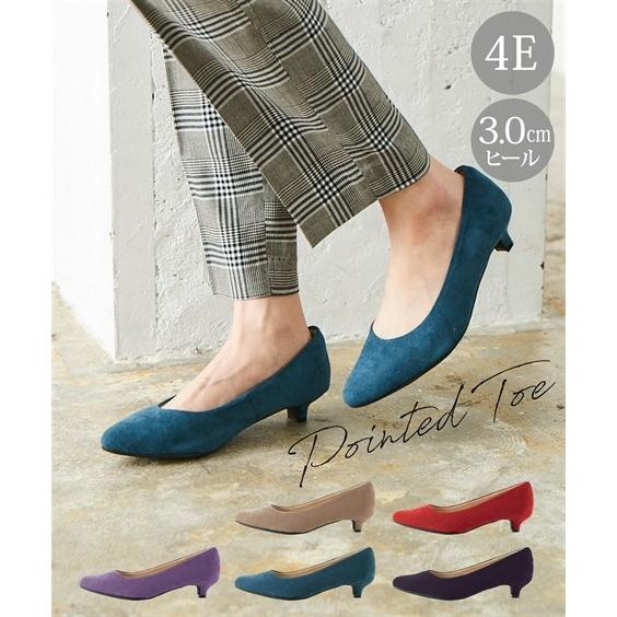 パンプス 大きいサイズ レディース ポインテッドトゥローヒール 低反発中敷 ワイズ4e 靴 23 23 5 24 24 5cm ニッセン Zzy4319d0914 ニッセンyahoo 店 通販 Yahoo ショッピング