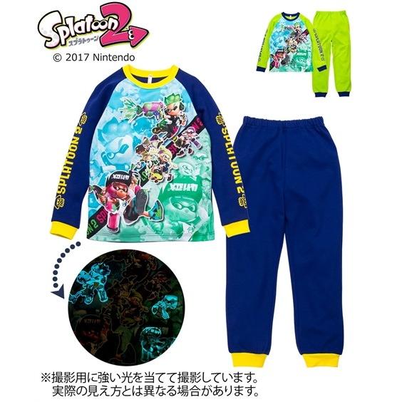 パジャマ キッズ スプラトゥーン2 光る 男の子 女の子 子供服 ジュニア服 身長1 130 140 150cm ニッセン Nissen Zzy4319d2456 ニッセンyahoo 店 通販 Yahoo ショッピング
