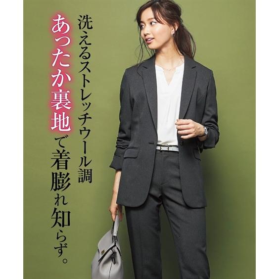 安いそれに目立つ スーツ パンツ ジャケット ウール調 洗える ストレッチ ロング丈 セット 8l グレー系 黒 大きいサイズ レディース 制服 オフィス 仕事 ビ Web限定 Carlavista Com